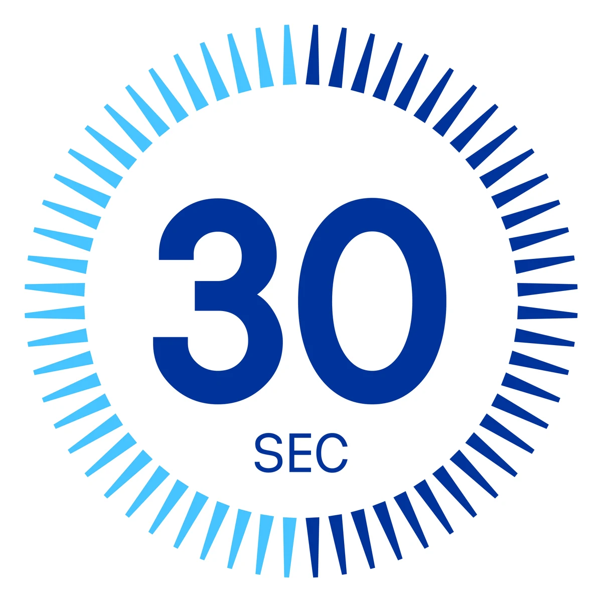 30 sekunder